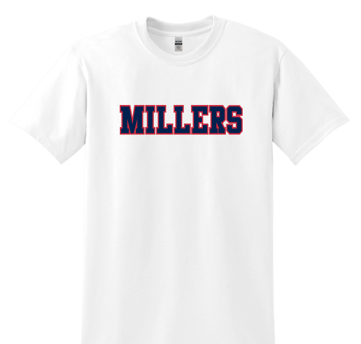 Basic White Cotton Millers Tee