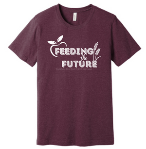 Feeding the Future Heather Maroon Tee