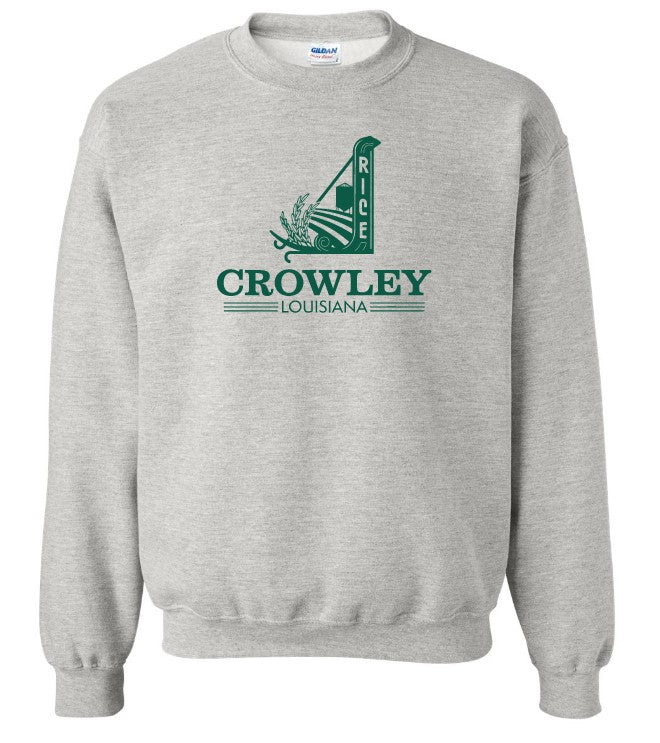 Heather Grey City of Crowley Sweatshirt