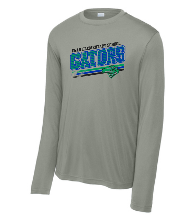 Egan Elementary Grey Dri Fit Long Sleeve