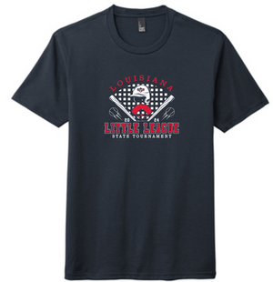 Louisiana Little League Navy Soft Cotton Tee