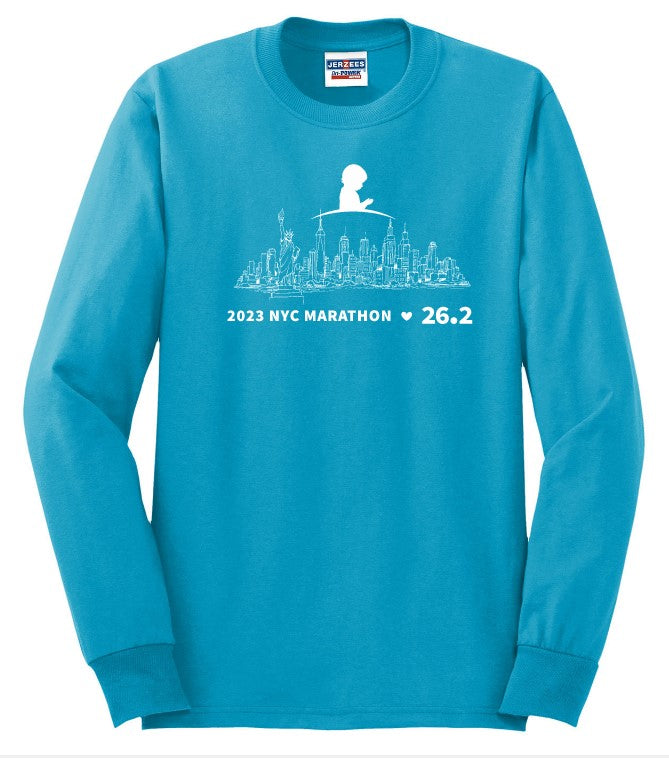 NY Marathon Long Sleeve Cotton Tee