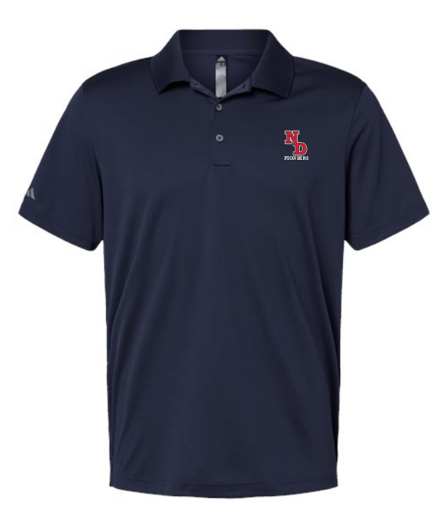 Notre Dame Navy Adidas Polo