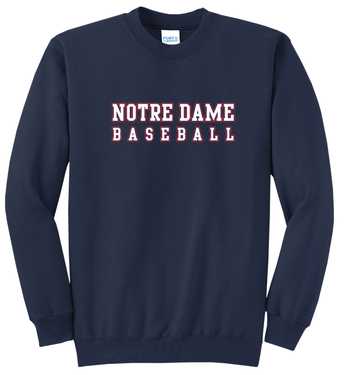 ND Baseball Sweatshirt