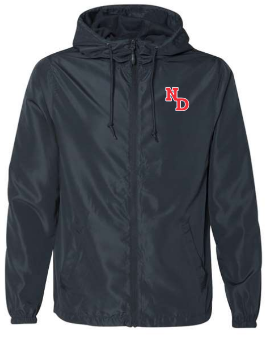 ND Football Windbreaker