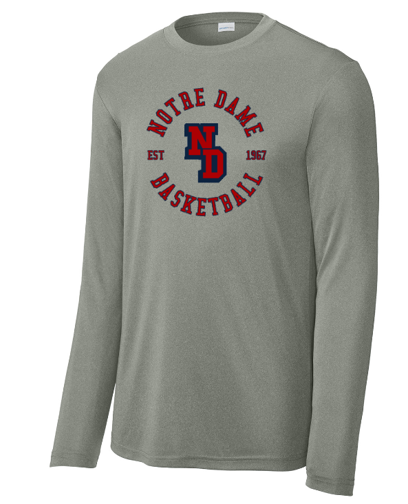 ND Basketball Long Sleeve Dri Fit