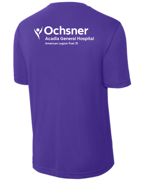 OAG Purple Dri Fit Awareness Tee