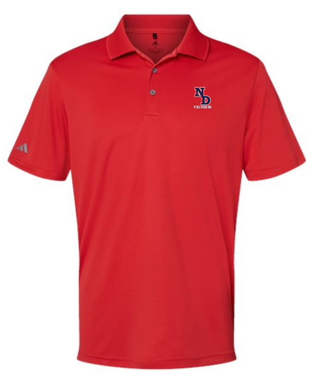 Notre Dame Red Adidas Polo