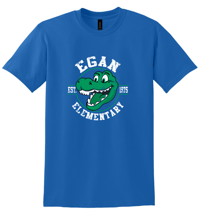 Egan Elementary Royal Cotton Tee