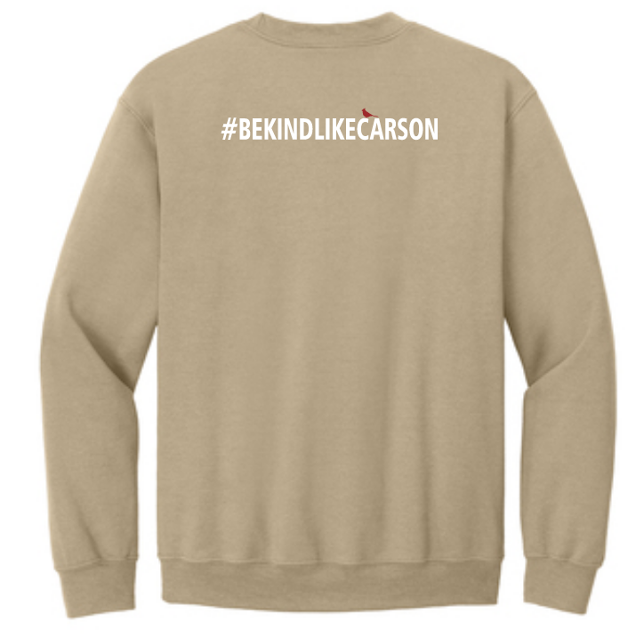 Be Kind Like Carson Sand Sweatshirt