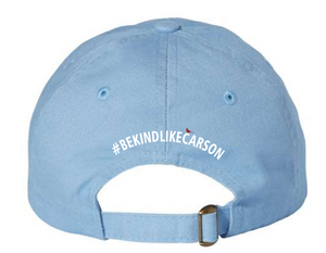 Be Kind Like Carson Sky Blue Dad Cap