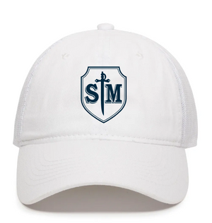White/White SMS Golf Tournament Cap