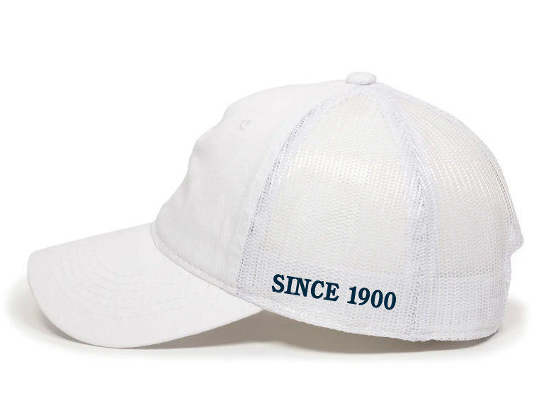 White/White SMS Golf Tournament Cap