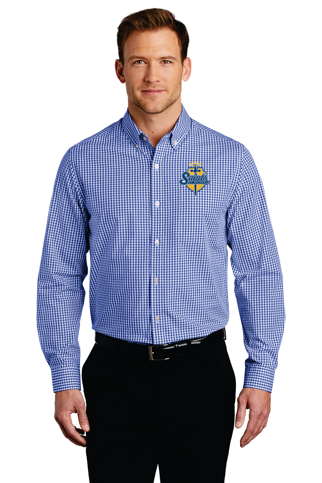 SMS Faculty Gingham Shirt