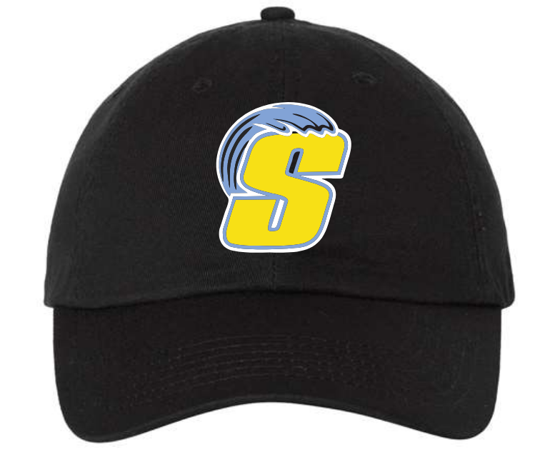 Splash Softball Black Dad Cap