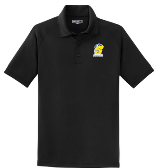 Splash Softball Black Polo