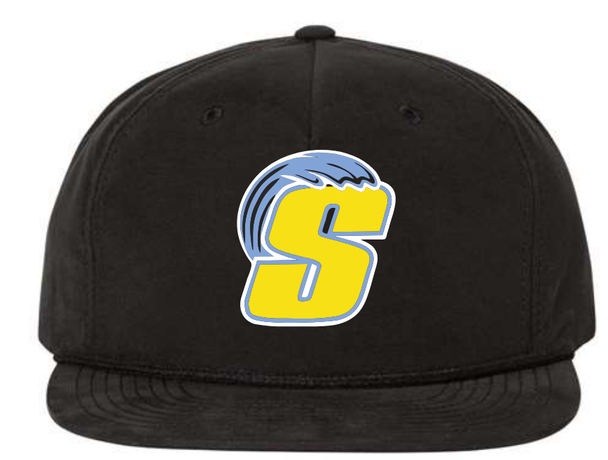 Splash Softball Black Rope Cap