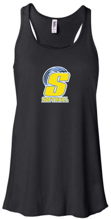 Splash Softball Black Tank