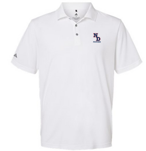 Notre Dame White Adidas Polo