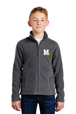 MES Embroidered Full Zip Fleece Jacket